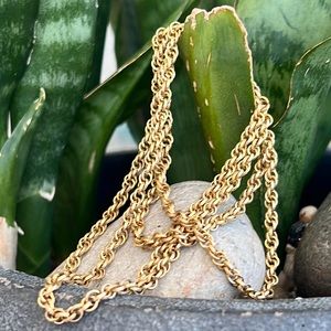 14 karat gold, vintage chain